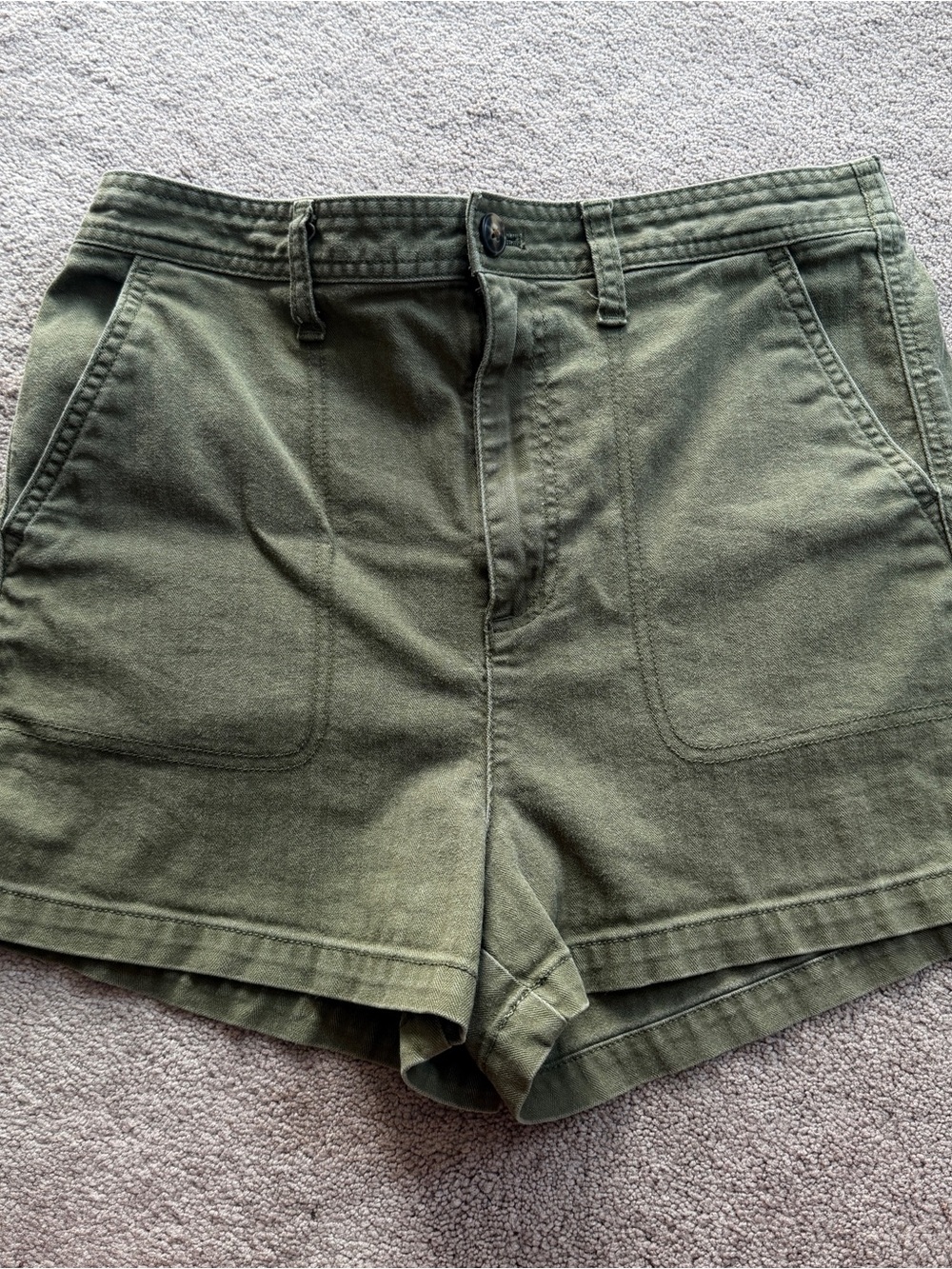 Madewell Army Green Shorts Size Medium